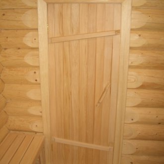 Τυφλή πόρτα για σάουνα