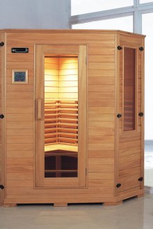 Γωνιακή πόρτα σάουνας