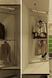 Στεγνωτήριο σε ένα μικρό διαμέρισμα