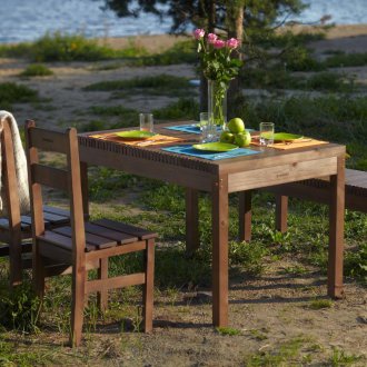 Ξύλινο τραπέζι για κήπο