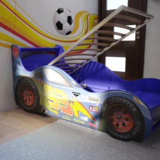 Κρεβάτι αυτοκινήτου μπλε