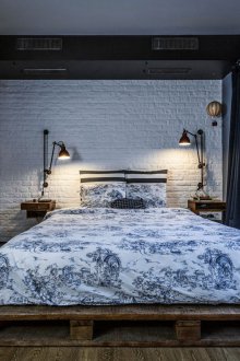 Σχεδιασμός υπνοδωματίου στυλ σοφίτας