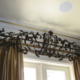 Σφυρήλατη ράβδο κουρτίνας