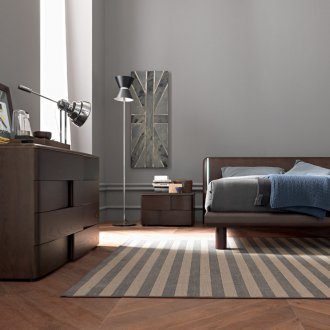 Wenge υπνοδωμάτιο σε απλό σχεδιασμό