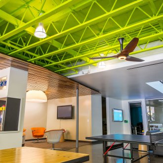 Πράσινη οροφή στο εσωτερικό του σπιτιού