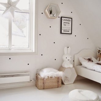 Σκανδιναβικό παιδικό δωμάτιο