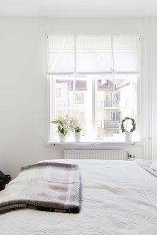 Κουρτίνα υπνοδωματίου σε σκανδιναβικό στιλ