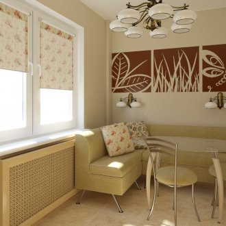 Καναπές κουζίνας χωρίς μπράτσα