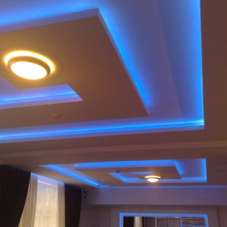 Οροφή από γυψοσανίδα με οπίσθιο φωτισμό