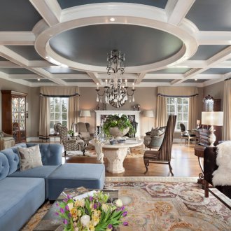 Στρογγυλή οροφή στο σπίτι