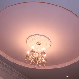 Στρογγυλή οροφή με πέλμα