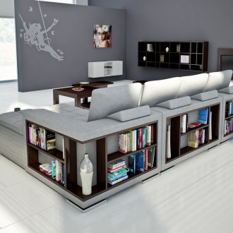 Καναπές με ράφια