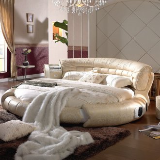 Νεοκλασικό οβάλ κρεβάτι