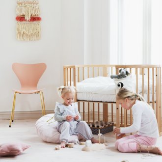 Οβάλ κρεβάτι για ένα παιδί