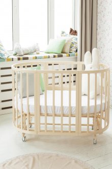 Οβάλ μετατρέψιμο κρεβάτι