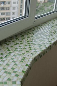 Πλαστικό περβάζι παραθύρου για μωσαϊκό
