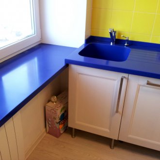 Πλαστικό μπλε παράθυρο