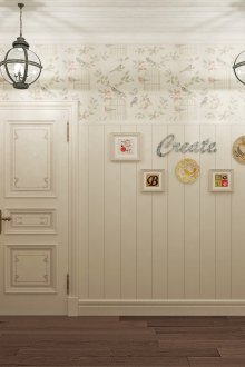 Πόρτα Προβηγκίας με διακόσμηση