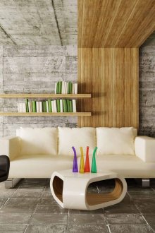 Φυτά σε ένα βιομηχανικό σαλόνι