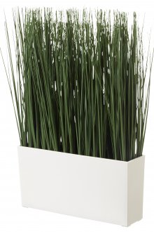 Όμορφο τεχνητό γρασίδι σε γλάστρες