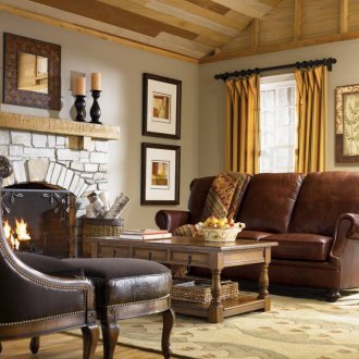 Σαλόνι σε γαλλικό στιλ στη χώρα