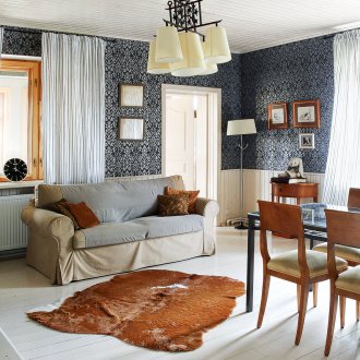 Country στυλ σαλόνι στη χώρα