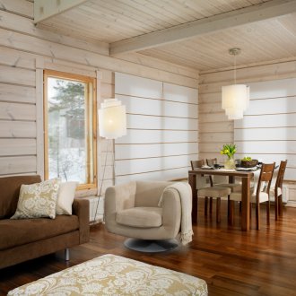 Επένδυση στο εσωτερικό του καθιστικού στη χώρα