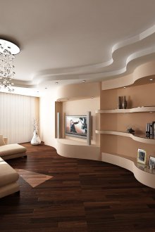 Χώρος τηλεόρασης στο σαλόνι