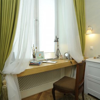 Πάγκος ντυμένος πίνακας