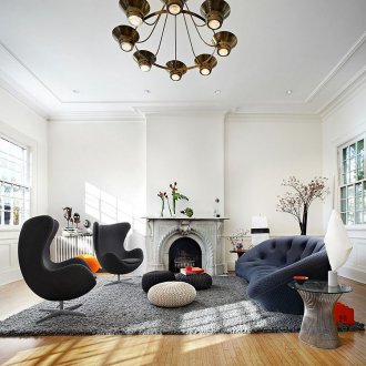 Οθωμανικός καναπές σε φουτουριστικό σχεδιασμό