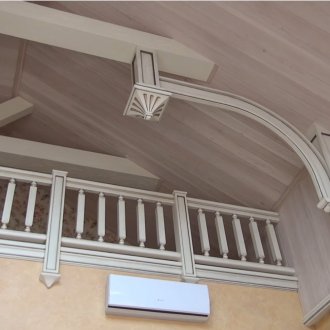 Οροφή επένδυσης σε στιλ Provence