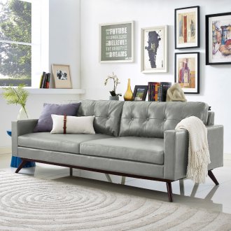 Avant-garde eco-leather sofa