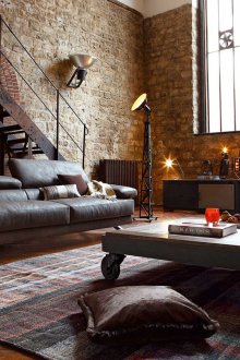 Καναπές σοφίτας οικολογικού δέρματος