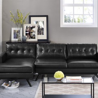 Art Nouveau καναπέ οικολογικού δέρματος