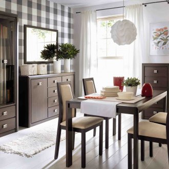 Έπιπλα Wenge στο σαλόνι