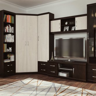 Wenge γραφείο στο σαλόνι