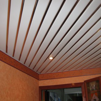 PVC διαγώνια οροφή