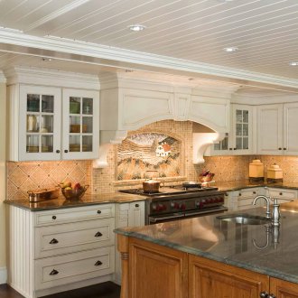 PVC οροφή στην κουζίνα