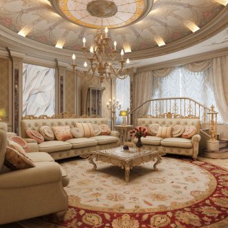 Κλασική στρογγυλή οροφή