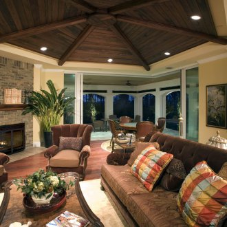 Στρογγυλή οροφή από σανίδες