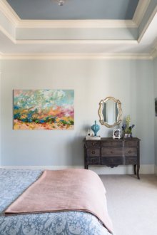 Ethno στυλ μπλε οροφή