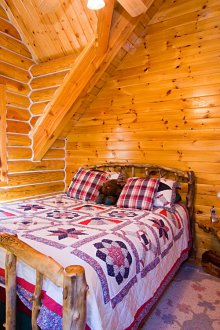 Ρουστίκ κρεβάτι