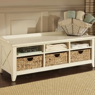 Λευκός επικαλυμμένος πάγκος