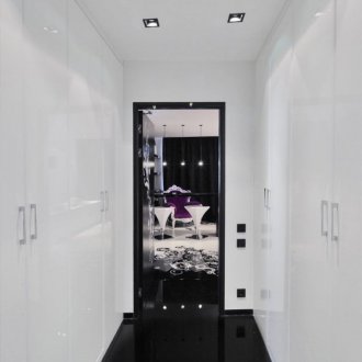 Διαδρόμου σε μονόχρωμη σχεδίαση