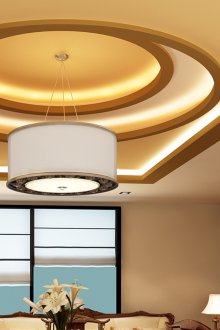 Καφέ τοπογραφημένη οροφή