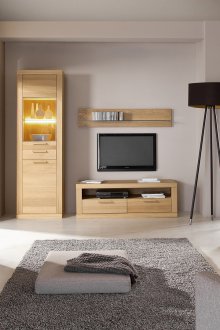 Ντουλάπα στο καθιστικό από ξύλο