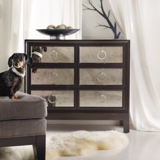 Καφέ συρτάρι στο σαλόνι