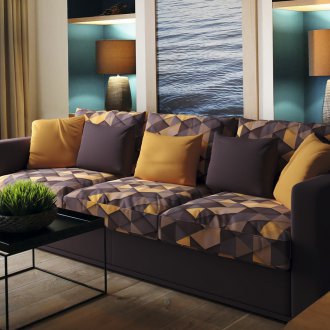 Καλύμματα υφασμάτινων καναπέδων με μοτίβο