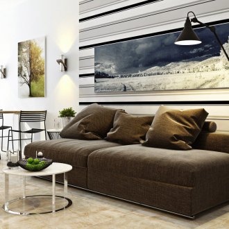 Μικρός γκρι καναπές