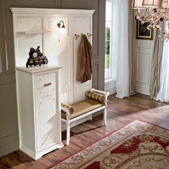 Laminate στο διάδρομο σε κλασικό στυλ